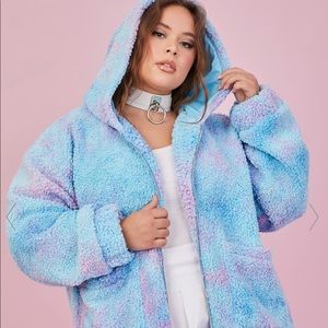 💜Dolls Kill-Sugar Thrillz extra soft Teddy Jacket 💜